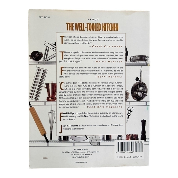 Magazine The Well-Tooled Kitchen by Fred Bridge & Jean Tibbets Paperback Book - Picture 2 of 3